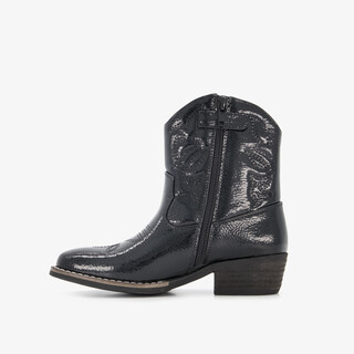 Blue Box meisjes cowboylaarsjes zwart lak