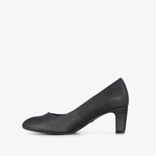 Tamaris dames pumps met glitters grijs