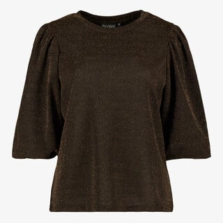 TwoDay dames party t-shirt goud zwart