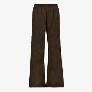 TwoDay dames wide leg broek zwart goud