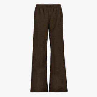 TwoDay dames wide leg broek zwart goud