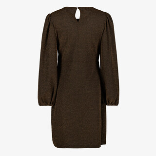 TwoDay dames party jurk zwart met gouden shimmer