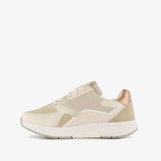 Blue Box dames sneakers beige goud