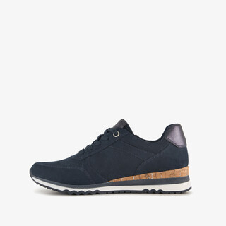 Marco Tozzi dames sneakers donkerblauw