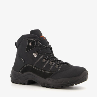 Mountain Peak leren heren wandelschoenen zwart