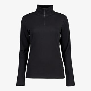 Mountain Peak dames skipully met rits zwart