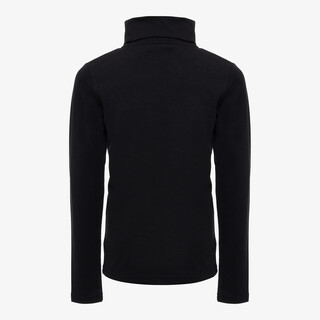 Mountain Peak kinder skipully met rollneck zwart