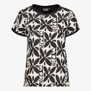TwoDay dames T-shirt met print zwart wit