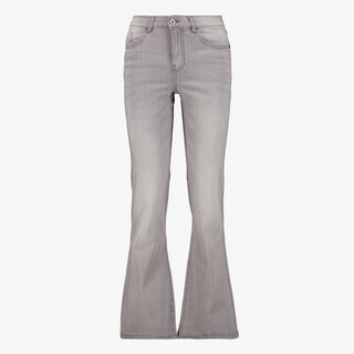 TwoDay dames flared jeans lichtgrijs