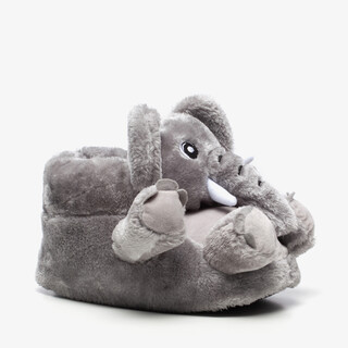 Thu!s unisex pantoffels olifant grijs