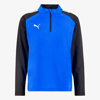 Puma TeamLIGA longsleeve kinder sport T-shirt blauw