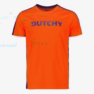 Dutchy heren voetbal T-shirt oranje blauw