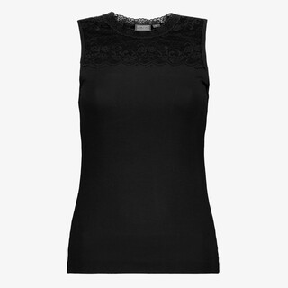 TwoDay dames singlet met kant zwart