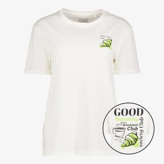 TwoDay dames T-shirt met backprint wit