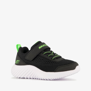 Skechers bounder jongens sneakers zwart groen