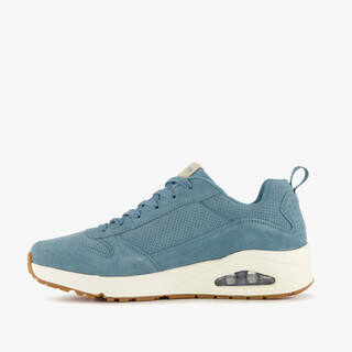 Skechers Uno Stand on Air suède heren sneakers blauw