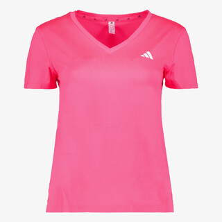 Adidas WE MIN V NK dames sport T-shirt roze