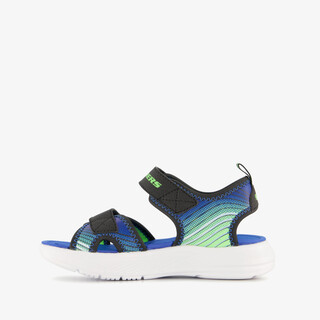 Skechers Microspec-Splash jongens sandalen blauw groen