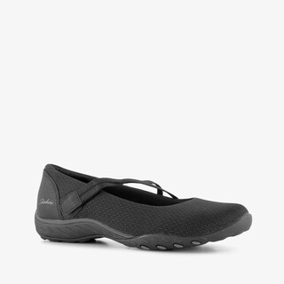 Skechers Breathe-easy instappers dames zwart
