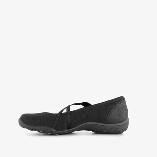 Skechers Breathe-easy instappers dames zwart