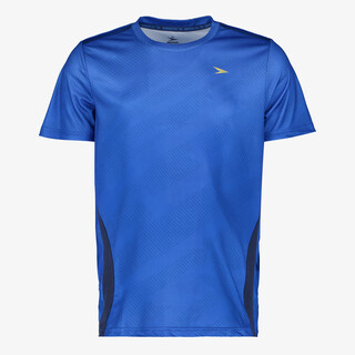 Dutchy Dry heren voetbal T-shirt met print blauw