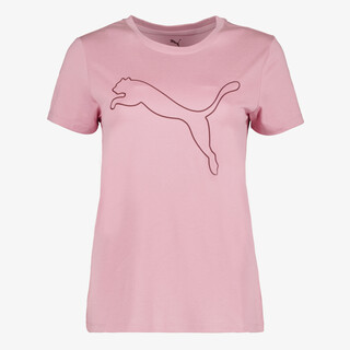 Puma Tad Essentials dames sport T-shirt roze