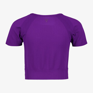 Osaga cropped meisjes sport T-shirt seamless paars