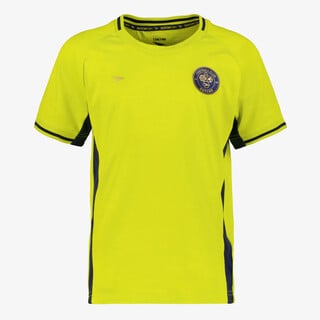 Dutchy Dry kinder voetbal T-shirt geel blauw
