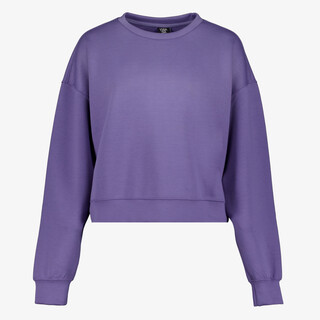 Osaga cropped dames sport sweater paars