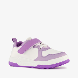 Meisjes sneakers wit paars