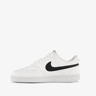 Nike Court Vision Low Next Nature dames sneakers wit zwart