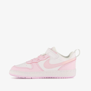 Nike Court Borough Low Recraft meisjes sneakers wit roze