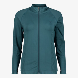 Osaga seamless dames trainingsjas petrol