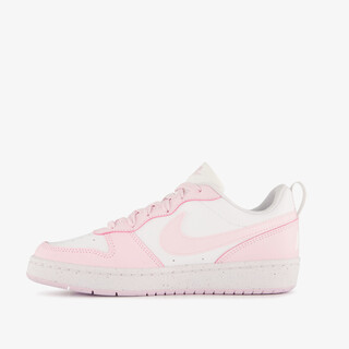 Nike Court Borough Low Recraft meisjes sneakers wit roze