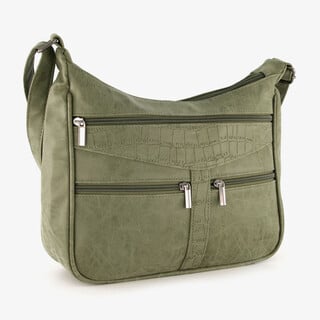 Renato Lucci dames schoudertas groen