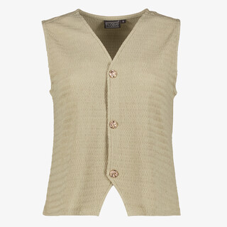 TwoDay dames gilet beige