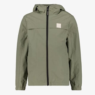 Unsigned jongens jas met capuchon groen