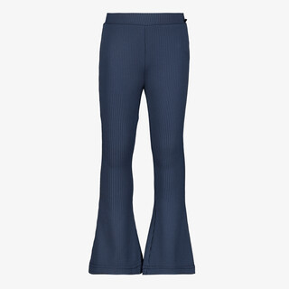 TwoDay meisjes rib flared broek donkerblauw