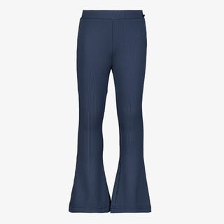 TwoDay meisjes rib flared broek donkerblauw