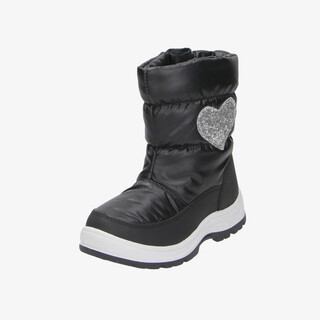SnowFun gevoerde kinder snowboots met hartje zwart