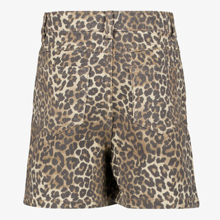 TwoDay meisjes skort met panterprint beige