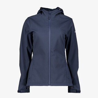 Mountain Peak dames softshell jas blauw