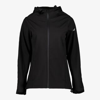 Mountain Peak dames softshell jas zwart