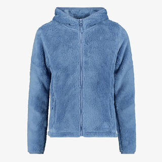 Mountain Peak fluffy meisjes vest blauw