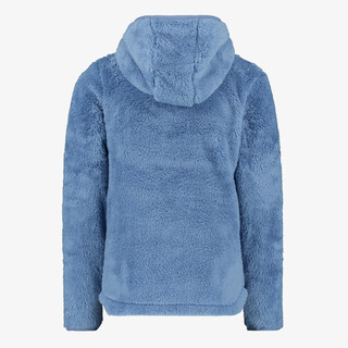 Mountain Peak fluffy meisjes vest blauw
