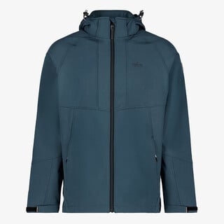 Kjelvik softshell heren jas blauw