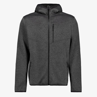 Mountain Peak heren outdoor fleece vest grijs