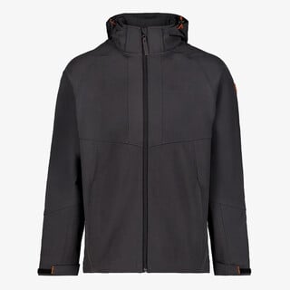 Kjelvik softshell heren jas zwart
