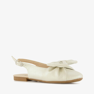 Blue Box meisjes slingbacks met strik goud
