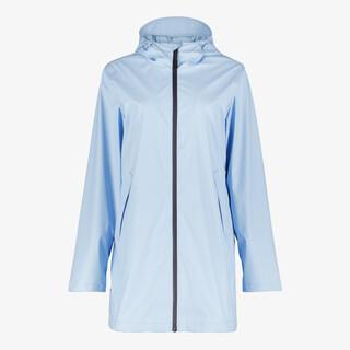 Mountain Peak lange gevoerde dames regenjas blauw